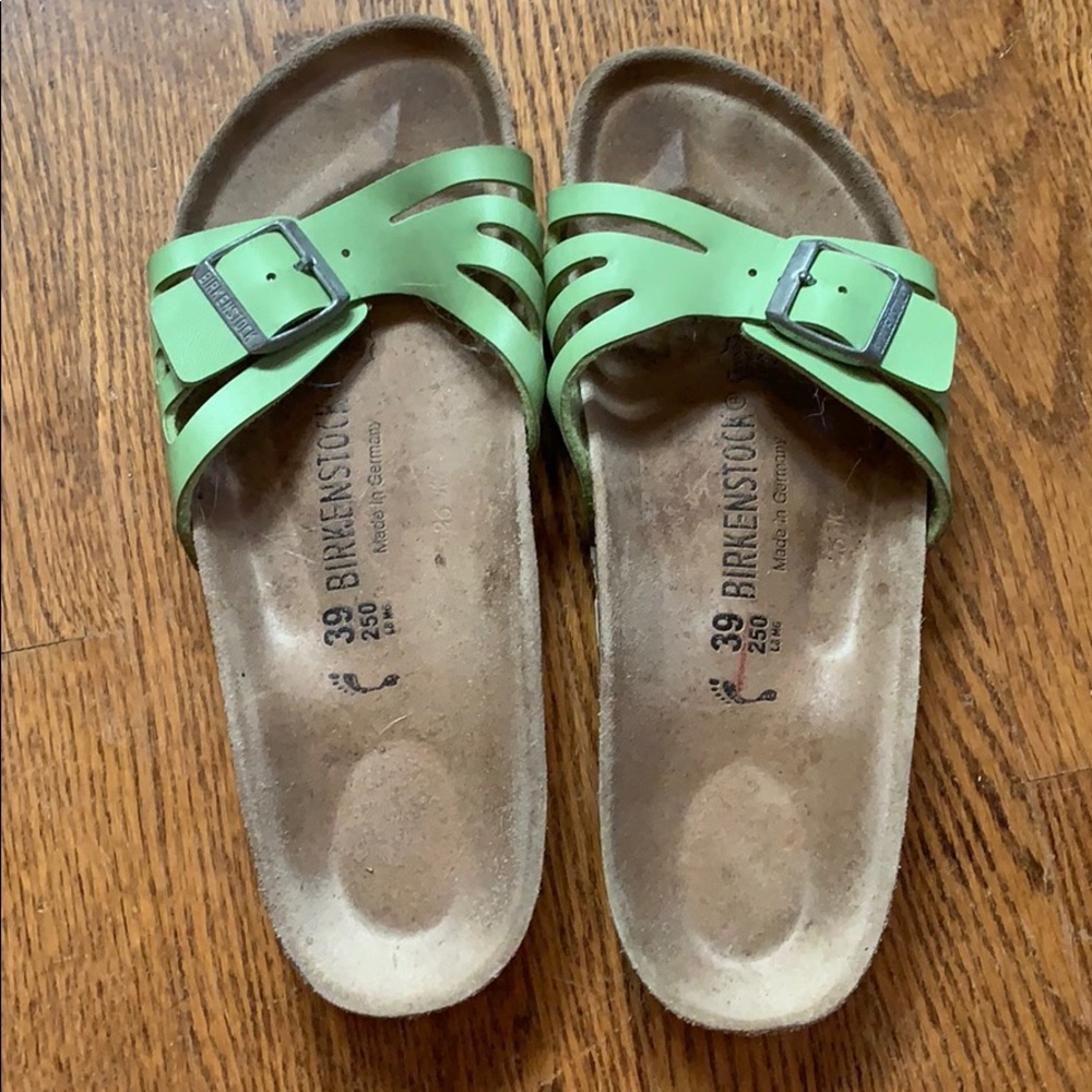 Green Birkenstock Sandals